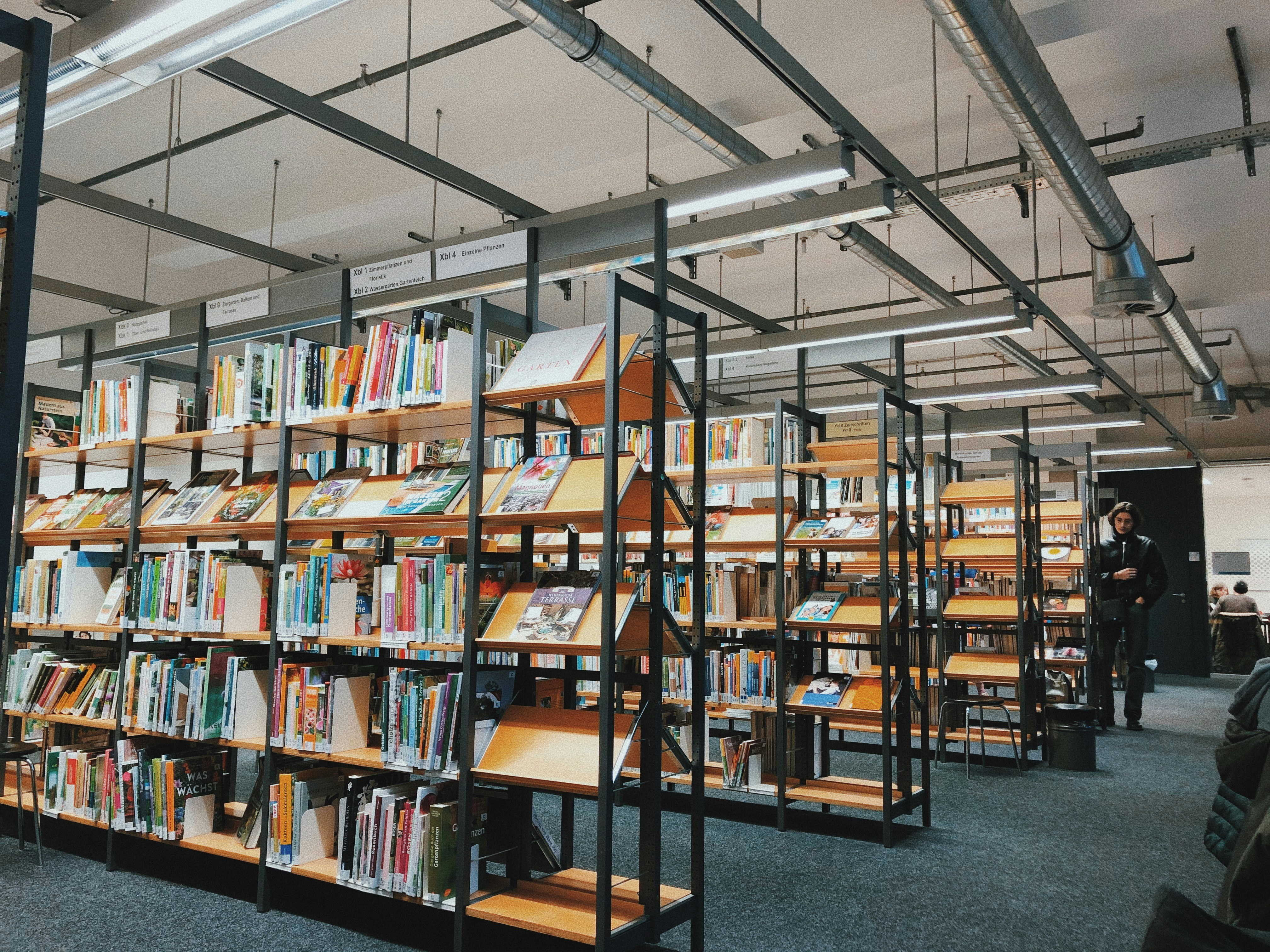 Bild einer Bibliothek